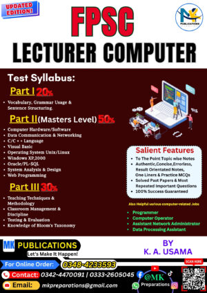 FPSC Lecturer Computer Science Notes
