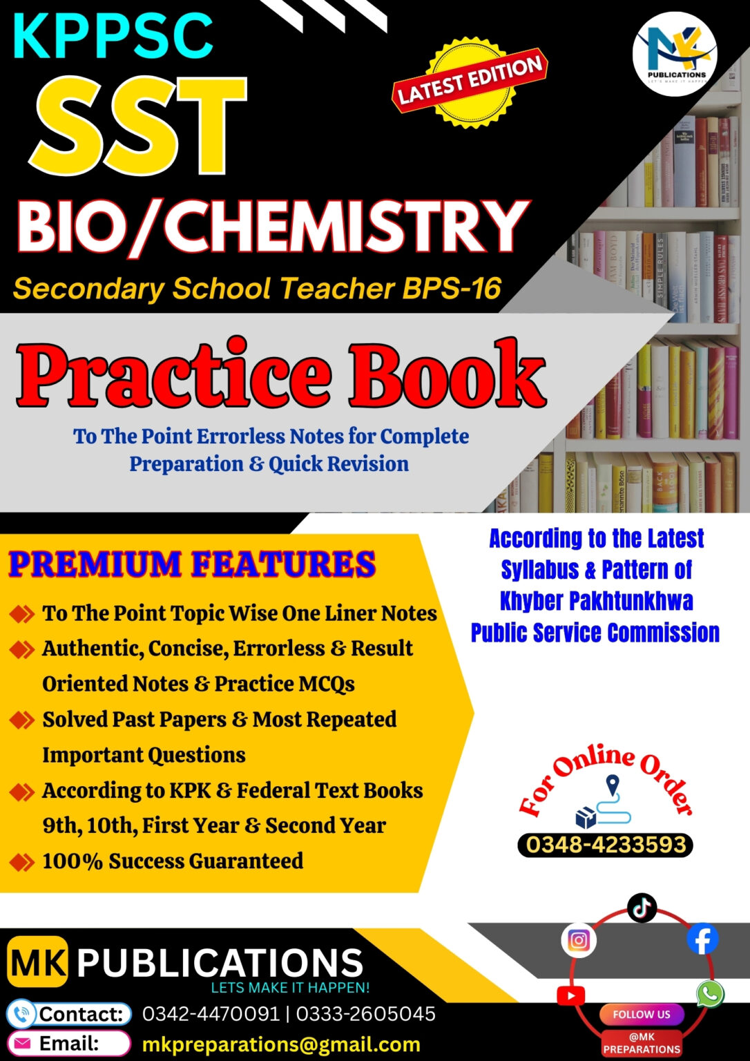 SST Biochemistry Complete Guide – MK Publications