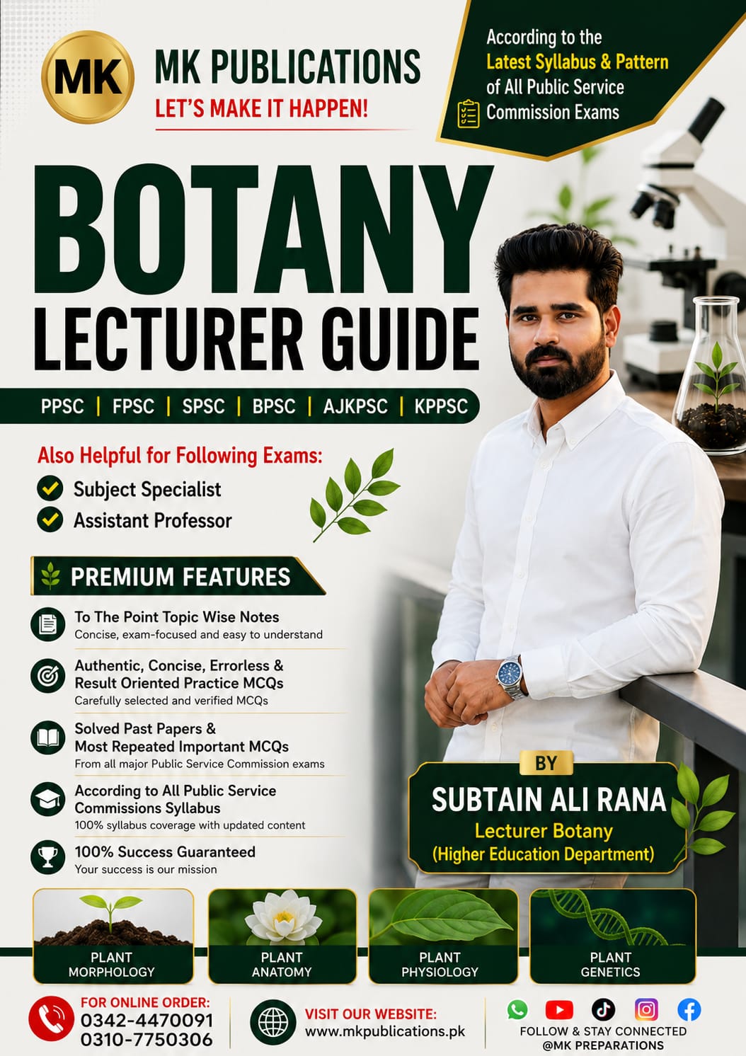 Best Lecturer Botany Notes - PPSC, FPSC, KPPSC, SPSC, AJKPSC, BPSC & All Botany/Plant Science Teaching Jobs - Image 2
