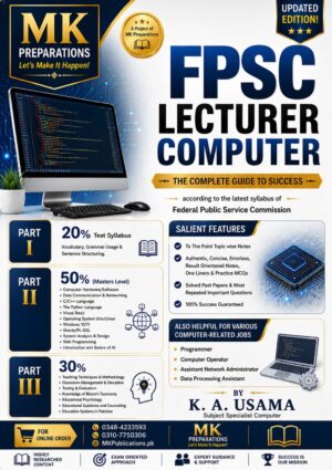 Best Book & Notes for FPSC Lecturer, TGT & Senior Elementry School Teacher Computer Science