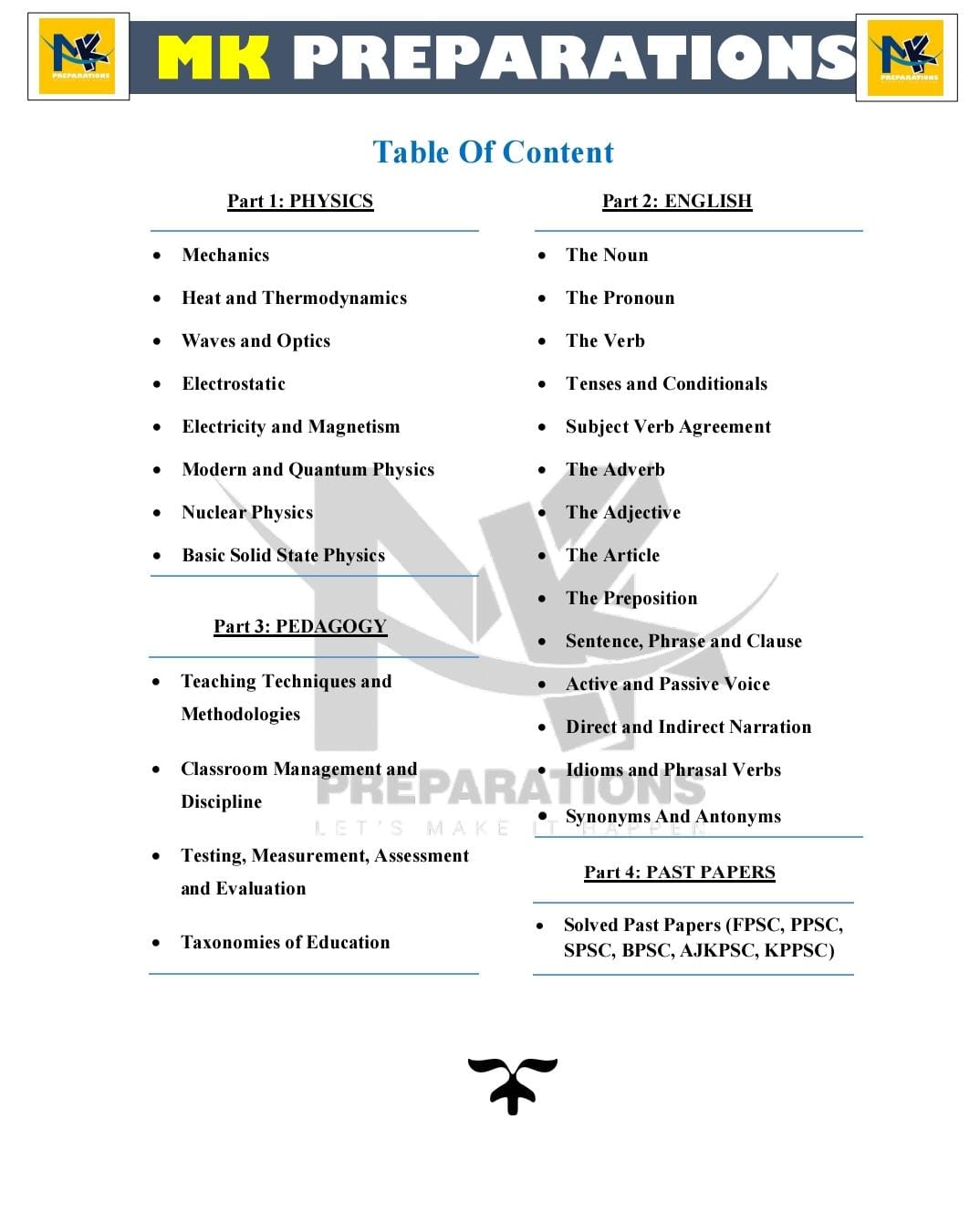 Best Book & Notes For FPSC Physics Complete Guide for Lecturer, TGT & Senior Elementary School Teacher– By MK Publications - Image 3