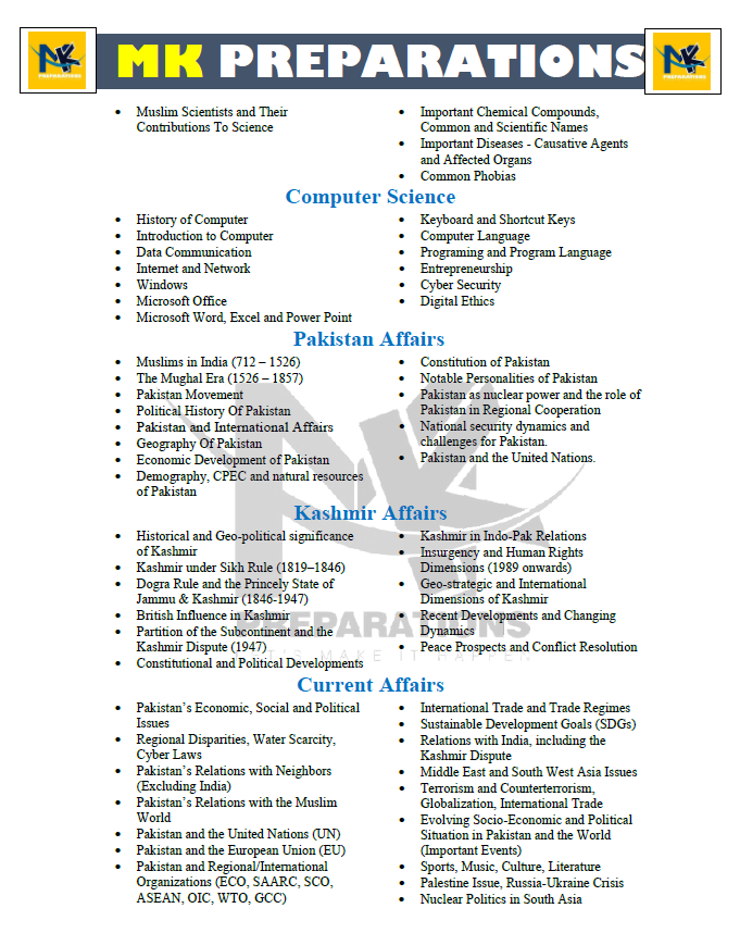 AJKPSC General Ability Test (GAT) Preparation Guide 2026 | Best Book for Screening Test, GAT & One-Paper Jobs Preparation | AJKPSC GAT Best Book Notes & Preparation Guide - Image 4